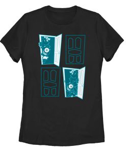 Women’s Monsters Inc Closet Door Portal T-Shirt