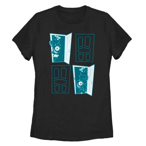 Women’s Monsters Inc Closet Door Portal T-Shirt