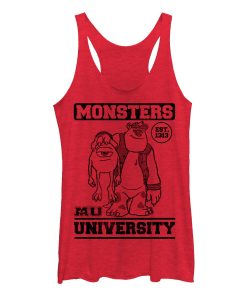 Women’s Monsters Inc College Est. 1313 Racerback Tank Top