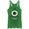 Women’s Monsters Inc Mike Wazowski Eye Racerback Tank Top