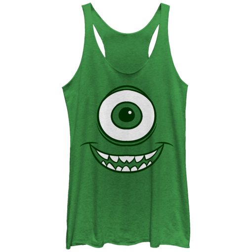 Women’s Monsters Inc Mike Wazowski Eye Racerback Tank Top