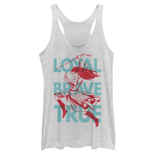 Women’s Mulan Loyal Mantra Racerback Tank Top