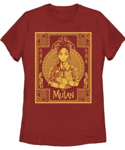 Women’s Mulan Ornate Poster T-Shirt
