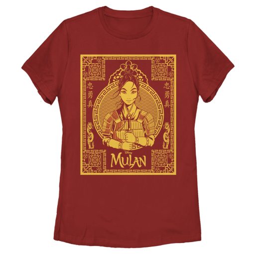 Women’s Mulan Ornate Poster T-Shirt