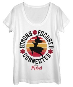 Women’s Mulan Strong Focused Mantra Scoop Neck