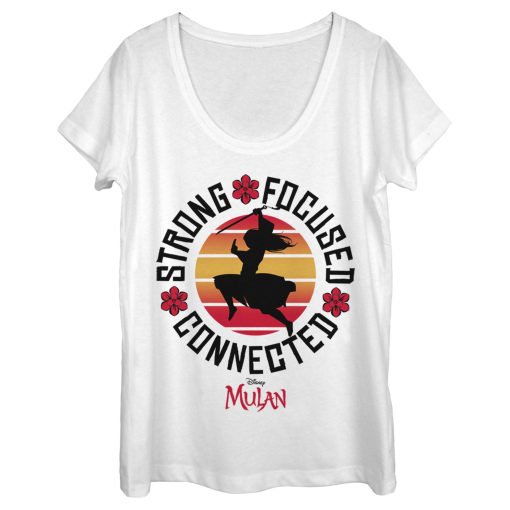 Women’s Mulan Strong Focused Mantra Scoop Neck