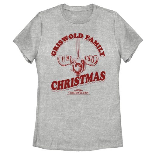 Women’s National Lampoon’s Christmas Vacation Griswold Family Moose T-Shirt