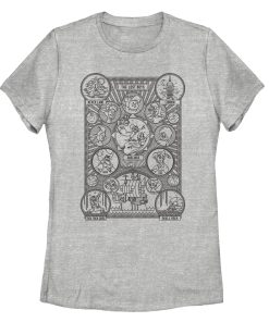 Women’s Peter Pan Character Map T-Shirt