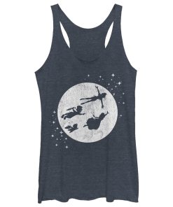 Women’s Peter Pan Fly Silhouette Racerback Tank Top