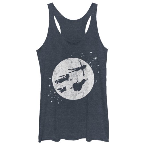 Women’s Peter Pan Fly Silhouette Racerback Tank Top