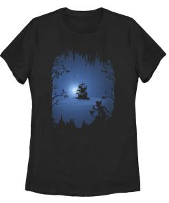 Women’s Peter Pan Full Moon Boat T-Shirt