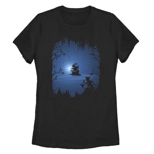 Women’s Peter Pan Full Moon Boat T-Shirt