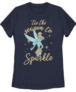 Women’s Peter Pan Peter Pan Tinker Bell ‘Tis the Season to Sparkle T-Shirt
