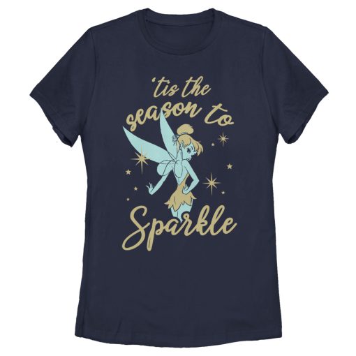 Women’s Peter Pan Peter Pan Tinker Bell ‘Tis the Season to Sparkle T-Shirt