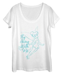 Women’s Peter Pan Tinker Bell Fly Away Scoop Neck