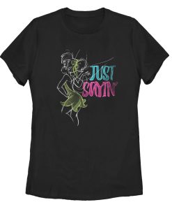 Women’s Peter Pan Tinker Bell Just Saying T-Shirt