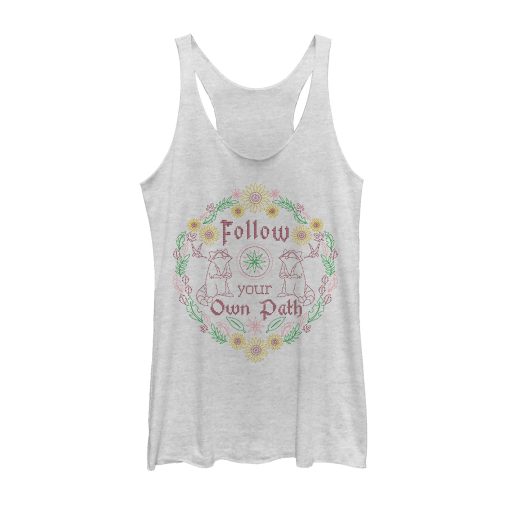 Women’s Pocahontas Follow Path Stitch Racerback Tank Top