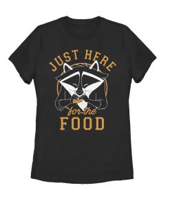 Women’s Pocahontas Meeko Here For Food T-Shirt
