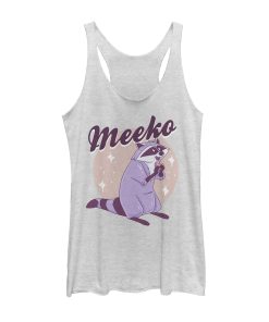 Women’s Pocahontas Meeko Portrait Racerback Tank Top