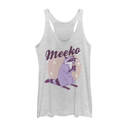 Women’s Pocahontas Meeko Portrait Racerback Tank Top