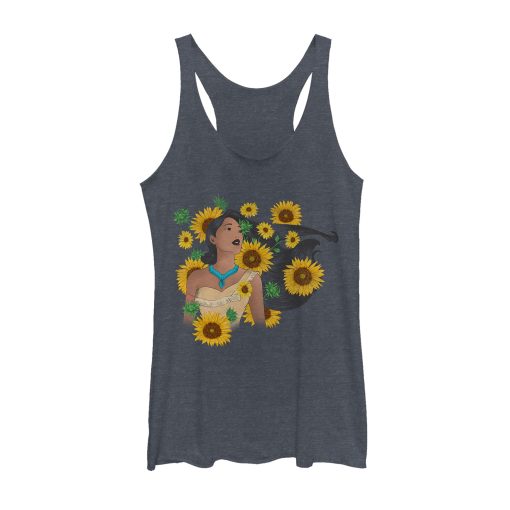 Women’s Pocahontas Sunflowers Racerback Tank Top