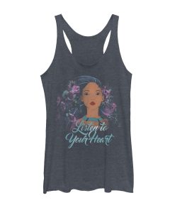 Women’s Pocahontas Watercolor Wind Racerback Tank Top