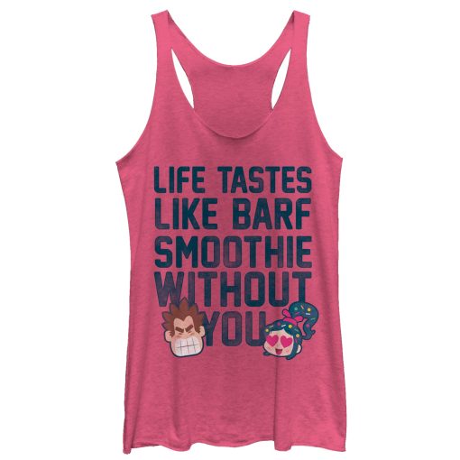 Women’s Ralph Breaks the Internet Barf Smoothie Racerback Tank Top