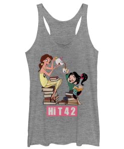 Women’s Ralph Breaks the Internet Belle Tea Party Racerback Tank Top