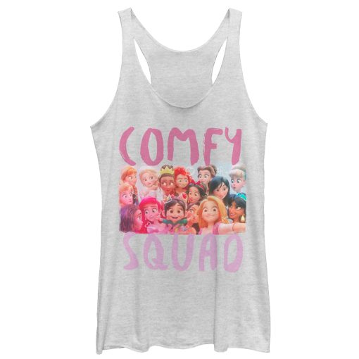 Women’s Ralph Breaks the Internet Comfy Squad Selfie Racerback Tank Top