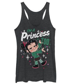 Women’s Ralph Breaks the Internet Princess Vanellope Racerback Tank Top