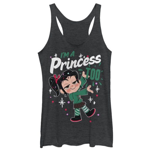 Women’s Ralph Breaks the Internet Princess Vanellope Racerback Tank Top