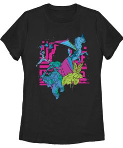 Women’s Raya and the Last Dragon Colorful Characters in Action T-Shirt
