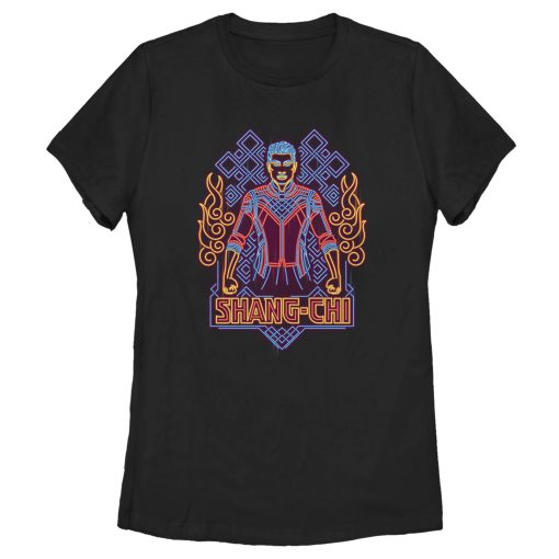 Women’s Shang-Chi and the Legend of the Ten Rings Neon Design T-Shirt