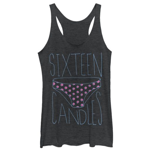 Women’s Sixteen Candles Borrowed Panties Racerback Tank Top