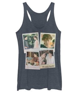 Women’s Sixteen Candles Character Polaroids Racerback Tank Top