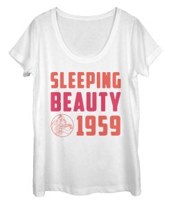 Women’s Sleeping Beauty 1959 Text Scoop Neck