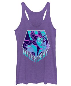 Women’s Sleeping Beauty 90’s Maleficent Racerback Tank Top