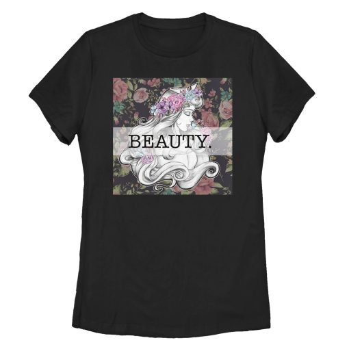 Women’s Sleeping Beauty Aurora Floral Print T-Shirt