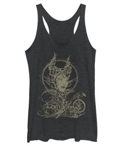Women’s Sleeping Beauty Maleficent Twisted Queen Racerback Tank Top