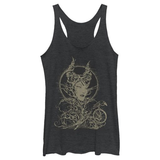 Women’s Sleeping Beauty Maleficent Twisted Queen Racerback Tank Top