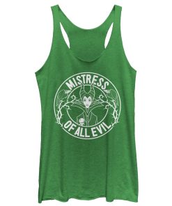 Women’s Sleeping Beauty Raven Maleficent Racerback Tank Top