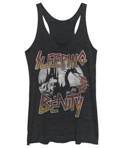 Women’s Sleeping Beauty Rock and Roll Racerback Tank Top
