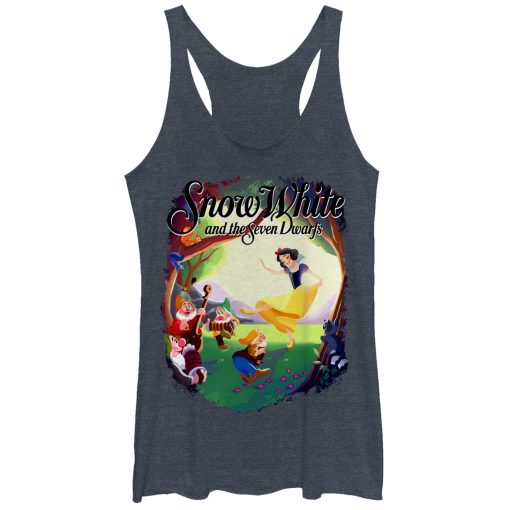 Women’s Snow White and the Seven Dwarfs Dance Scene Racerback Tank Top