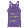 Women’s Snow White and the Seven Dwarfs Dopey One Racerback Tank Top
