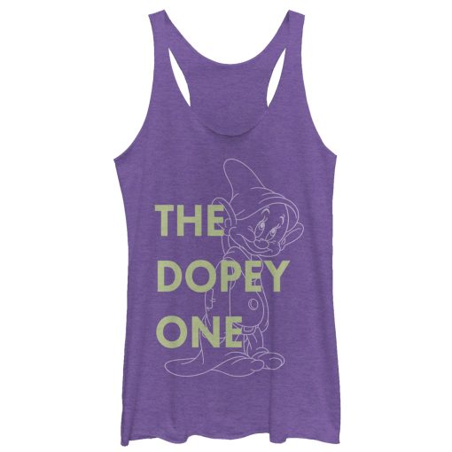 Women’s Snow White and the Seven Dwarfs Dopey One Racerback Tank Top