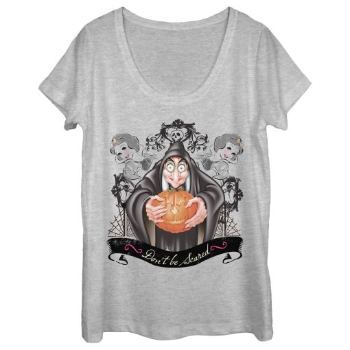 Women’s Snow White and the Seven Dwarfs Evil Queen Pumpkin Scoop Neck