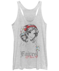 Women’s Snow White and the Seven Dwarfs Fairest Racerback Tank Top