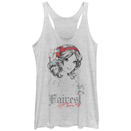 Women’s Snow White and the Seven Dwarfs Fairest Racerback Tank Top