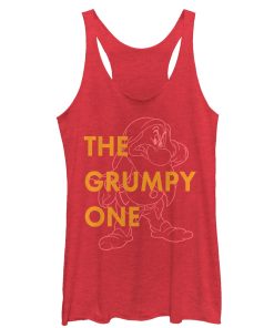 Women’s Snow White and the Seven Dwarfs Grumpy One Racerback Tank Top