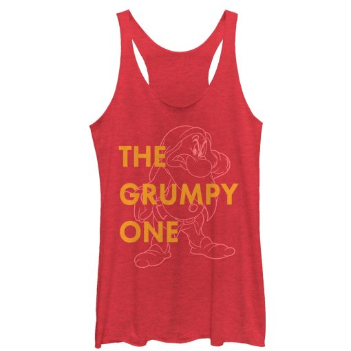 Women’s Snow White and the Seven Dwarfs Grumpy One Racerback Tank Top